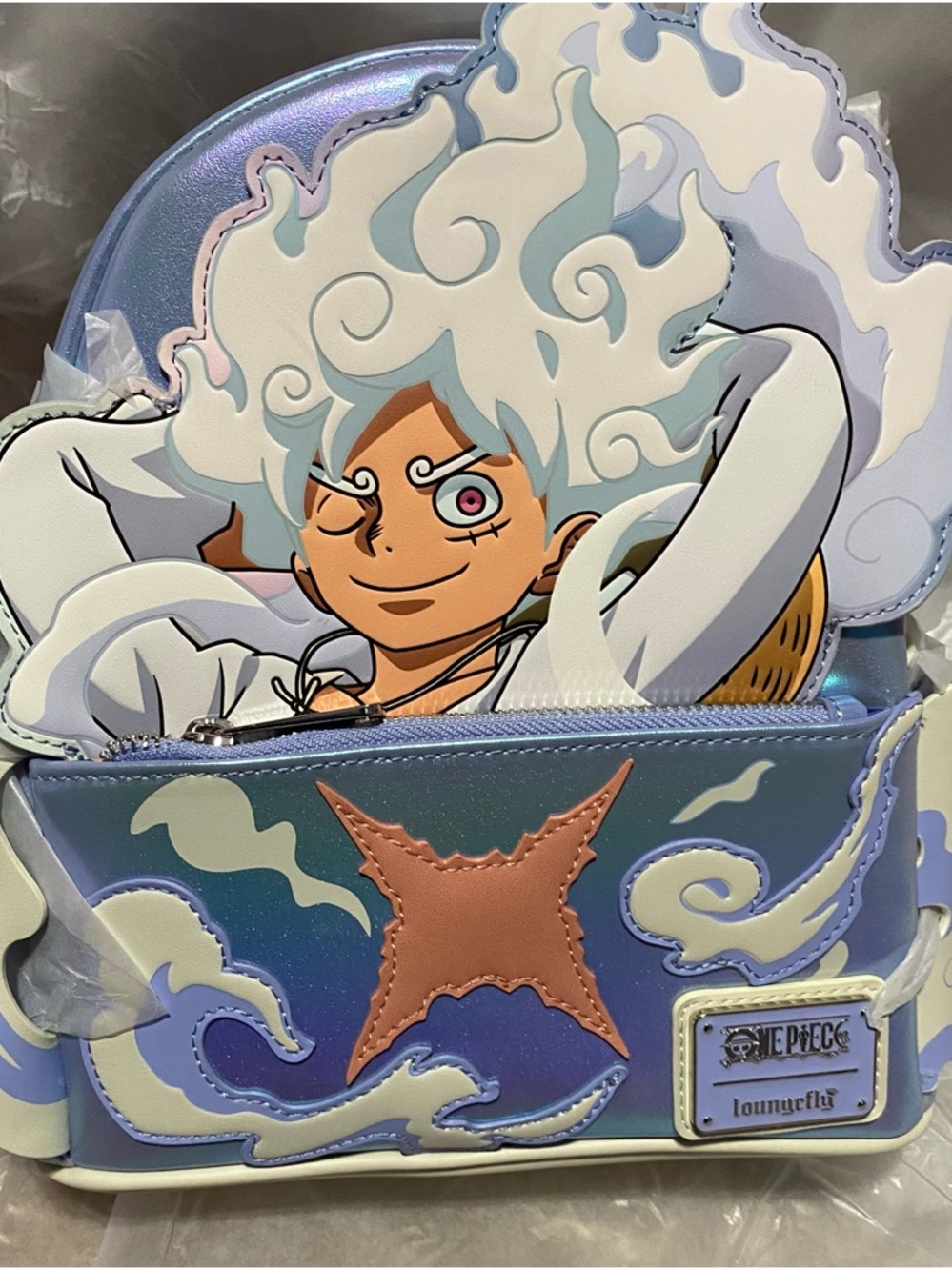 Loungefly NYCC Limited Edition ONE PIECE GEAR5 Luffy Glow Cosplay Mini Backpack